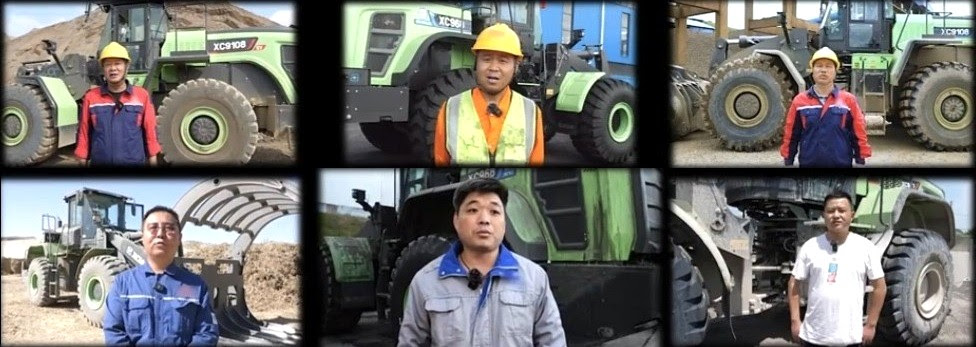 8. XCMG drivers with over 30,000 hours in their XCMG EV wheel loaders